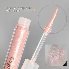 Liquid Eye Shadow Thin And Glittering Pearlescent No Falling Out